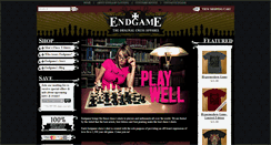 Desktop Screenshot of endgameclothing.com